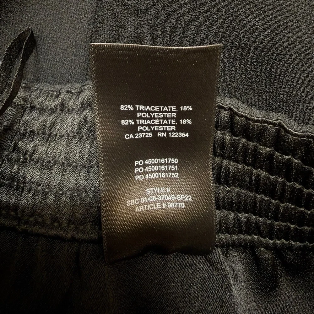 Babaton Parker Palazzo Wide-Leg Pants Black | Minimal Chic | Size S - Picture 9 of 9